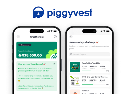 PiggyVest - Target Savings - Competitor Image